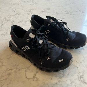 On cloud black sneakers